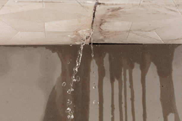 Professional Burst Pipe Cleanup technician working in Shonto, AZ